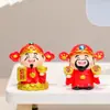Estilo Chinês Novo Deus da Fortuna e da Riqueza Tendência Nacional Pequeno Fada Presente Estação de Trabalho de Escritório Ornamento para Alívio do Estresse Decoração de Mesa