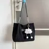 Bolsa de mano casual estilo coreano al por mayor para mujer, nueva colección otoño 2026, color liso, bolso de hombro simple, bolso de axila de moda