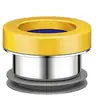 Anillo de sellado de brida de inodoro de acero inoxidable engrosado, grasa de alta viscosidad, antiolor y a prueba de fugas, accesorios universales para desagüe de inodoro