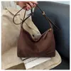 Bolsa Feminina Vintage Sofisticada Fosca de Alto Valor Estampa de Leopardo Transversal para o Dia a Dia Casual Preguiçosa de Ombro Axilar