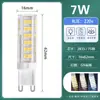 Fonte de Luz Cerâmica Ledg4/G9 220V Lâmpada Milho 5W12W Lâmpada Economizadora de Energia Dimerizável Dimmer de Três Cores Alto Brilho