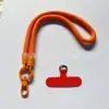 Correa de Muñeca para Teléfono Móvil de 8 mm con Correa para el Cuello, Almohadilla Antiperdida de 50 cm, Poliéster, Llavero Colorido para Exteriores