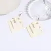 Aretes de Acrílico, Aretes Populares Transfronterizos, Aretes Elegantes y de Alta Gama, Aretes Sencillos y de Moda Estilo Ins para Mujer al por Mayor