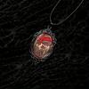 1 Pieza Moda Elegante Collar con Colgante de Hongo Venenoso Rojo Joyería Creativa Regalo Día del Árbol
