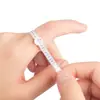 Regla Blanda para Medir el Dedo con Lupa, Anillo Medidor de Tallas de Anillo, Anillo Medidor de Dimensión del Dedo Talla Hong Kong, Herramienta Portátil