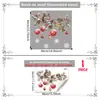 Festival de Navidad Múltiples Estilos Ramas de Pino Navideñas Pájaros Animales Pegatinas para Ventana Decoración de Vidrio de Escaparate Puerta de Vidrio Pegatinas Electrostáticas para Vidrio