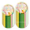 Mm230 Cuadros Primavera Pascua Conejo Fiesta Festivo Vajilla 8 Personas Set de 4 Piezas Plato de Papel Servilleta de Papel Vaso de Papel