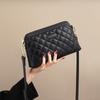 Bolsas Femininas 2025 Outono e Inverno Nova Bolsa Transversal Pequena Acolchoada Bolsa de Mãe de Alto Nível Bolsa Feminina de Couro Genuíno Bagagem