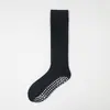 Calcetines de yoga profesionales, calcetines de fitness Pilates con puntos antideslizantes, amortiguadores, transpirables y resistentes al olor, con suela de rizo para correr