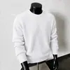Nuevo Suéter de Punto para Hombre Estilo Old Money, Otoño/Invierno Retro Americano Cuello Redondo Versátil Holgado Casual para Hombre