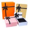 Caja de Embalaje Lista para Usar con Tapa y Base con Lazo, Caja de Regalo de Souvenir, Caja Vacía, Embalaje para Caja de Regalo de Cumpleaños
