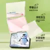 Papel Secante Life Girls con Espejo, Maquillaje de Larga Duración para Piel Grasa, Papel de Carbón de Bambú Eliminador de Grasa, Herramienta de Belleza Portátil Transfronteriza