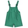 Shorts Overol Verdes Sueltos Cuidadosamente Seleccionados para Primavera y Verano, Nuevo Estilo Lindo, Reductores de Edad y Adelgazantes, Tirantes de Pierna Ancha Adelgazantes para Estudiantes