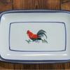 Cuenco de Gallo Nostálgico Estilo Chow Yuen-Kit con Color Bajo Vidriado, Plato de Gallo de Celadón Estilo Antiguo, Cuchara, Cuenco de Gallo Retro Espesado
