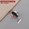 Batente de porta sem furos 304 aço inoxidável topo de tartaruga batente com sucção magnética de porta topo de porta anticolisão semicircular resistência de porta sucção no chão