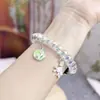 Correa de Reloj Estilo Cable de Teléfono Blanco Brillante de Alta Apariencia Adecuada para Pulseras Xiaomi Mi Band 8/9Nfcpro y Huawei 8/9/10