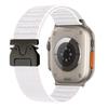 Correa Advanced Sense Tejido de Nylon con Bucle de Patrón de Onda para Apple Watch Hebilla de Paracaídas Tejida Correa de Reloj iwatch