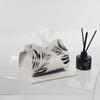 Caja de pañuelos creativa de moda con diseño de hojas de bambú y tinta de estilo oriental para sala de estar, caja de papel de escritorio, caja de papel de estilo chino avanzado
