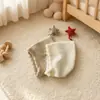 Gorro de Punto para Niños con Protección para las Orejas Otoño e Invierno, Gorro de Lana de Color Sólido para Bebé, Gorro Cálido y Lindo con Forma de Estrella para Niños y Niñas