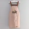 Nuevo delantal impermeable y a prueba de aceite impresión LOGO hogar cocina limpieza ropa de trabajo publicitaria mujeres una generación de cabello