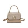 Bolsos de Moda Transfronterizos para Mujer 2025 Nuevos Bolsos Cuadrados Pequeños de Colores Contrastantes a la Moda Versátiles Bolsos Cruzados de Estilo Extranjero