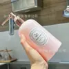 Estilo Nórdico Macaron Fresco 500ml Boston Fragrância Óleo de Banho Óleo para Cuidados com a Pele Frasco com Bomba e Trava