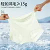 Panty Triangular de Encaje Antibacteriano Transpirable Elástico Talla Grande Hongxuan para Mujer de Cintura Alta de Seda de Hielo Sin Costuras en la Entrepierna Estilo Delgado de Verano