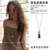 Collar de cerámica retro bohemio para mujer, nuevo estilo chino, estilo étnico exótico, cadena de suéter larga de alta gama, accesorios