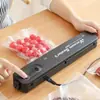 Máquina Selladora al Vacío de Alimentos Hogareña Cocina Mini Pequeña Máquina Selladora de Plástico Máquina de Conservación de Alimentos Máquina Automática de Envasado al Vacío
