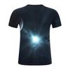 Camiseta casual para hombre con estampado de estrellas 3D, explosión de comercio exterior de Amazon, se puede personalizar, directo de fábrica
