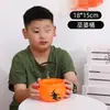 Linterna de Calabaza de Halloween Songyin Cubo de Calabaza Portátil para Niños Tarro de Dulces Juguete Luminoso para Actividad de Jardín de Infancia