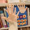 Tablero de aprendizaje de fieltro transfronterizo para dedos, suma y resta digital, DIY, educación temprana, tablero ocupado educativo para niños