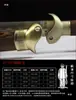 Espada Wushu Acero Inoxidable Afilada Espada Tai Chi Estándar Guanglong Espada Tai Chi Shen Guanglong Suministros de Esgrima para Hombres y Mujeres