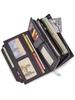 Cartera Larga de Cuero para Hombre King Paul de Alta Calidad Gran Capacidad Simple Billetera de Cuero Clutch de Negocios