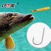FTK mayoreo anzuelo de pesca de mango largo anzuelo Luya con púas anzuelo de mano carpa carpa pesca de embarcación pesca marítima transfronterizo