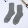 Meias de pelúcia novas de inverno meias de veludo meio meias de seda prateada meio veludo meias femininas meias para dormir meias de veludo coral atacado