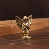Ángel Guardián de Latón Transfronterizo Artesanía de Latón Adorno 3D de Escritorio Estatua Pequeña de Escritorio para Oficina
