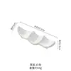 Suporte para Hashis com Padrão de Pedra, Suporte para Colher em Formato de Barco, Suporte Decorativo, Porta Hashis, Suporte para Hashis de Cerâmica, Louça Decorativa Fosca