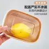 Caixa de almoço retangular descartável de papel kraft caixa de embalagem de papel para alimentos leves frango frito churrasco salada bento caixa para levar