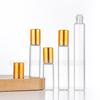 Botella de vidrio pequeña de 5 ml, botella de vidrio transparente de 10 ml con tapa, frasco de Cordyceps, medicamento en polvo, medicamento líquido, subenvasado de tamaño pequeño, botella vacía
