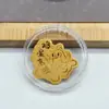 Pegatinas para Teléfono Estilo Hoja de Oro Tesoro, Princesa Por Favor Hazte Rica, Pegatina de Fortuna de Año Nuevo, Regalo de Evento para Teléfono Dios de la Riqueza