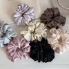 Goma para el pelo de satén simple estilo francés para mujer, Lazo para el pelo de estilo perezoso de alta gama, Cuerda para el pelo, Accesorio para el pelo