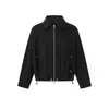 Forn3 Marca de Moda Callejera Americana de Gama Alta Chaqueta de Trabajo Decorada con Remaches Chaqueta de Otoño con Solapas para Hombre N2126