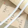 Banda Elástica Negra y Blanca de 1 cm para Ropa Interior, Banda Elástica de Borde de Media Luna para Ropa Interior, Banda con Borde de Encaje para Cintura, Cinta de Stock Listo al por Mayor
