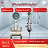 Medidor de Vazão Tipo Alvo Inteligente Heji Medidor de Micro Vazão Gás-Líquido Fluxômetro de Vazão de Meio Oleoso Parafina Asfalto Xarope Látex Óleo