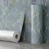 Adesivos de Parede Imitação Azulejo Mármore Autoadesivos à Prova d'Água e de Umidade Adesivos Decorativos para Parede de Fundo de TV de Sala de Estar