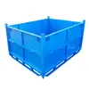 Caja de Hierro Personalizada con Tenedores en Cuatro Lados y Caja de Hierro Plegable Semi-Abierta para Estación de Trabajo de Piezas de Automóvil Equipo Caja de Hierro