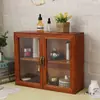 Madeira Maciça Retrô Parede Sala de Estar Cozinha Quarto Armário Cosméticos Copo de Água Caixa de Armazenamento Prateleira de Armazenamento Caixa Surpresa Vitrine