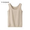 Chaleco Casual de Punto Fino para Mujer, Cuello Redondo, Ajustado, Estilo Racer, 16 Puntos, Cachemir Liso, Nuevo