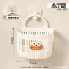 Cesta colgante pequeña multifuncional para inodoro, baño, residuos, lavado de toallas, cesta de almacenamiento para cocina, dormitorio, mesita de noche, cesta colgante de pared